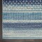 Homeroots 4 x 6 ft. Navy Blue Ornate Stripes Area Rug 385597 - alternate 2